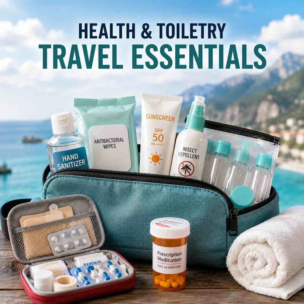 Health and Toiletry Travel Essentials
