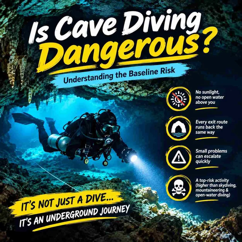 Is Cave Diving Dangerous? Understanding the Baseline Risk