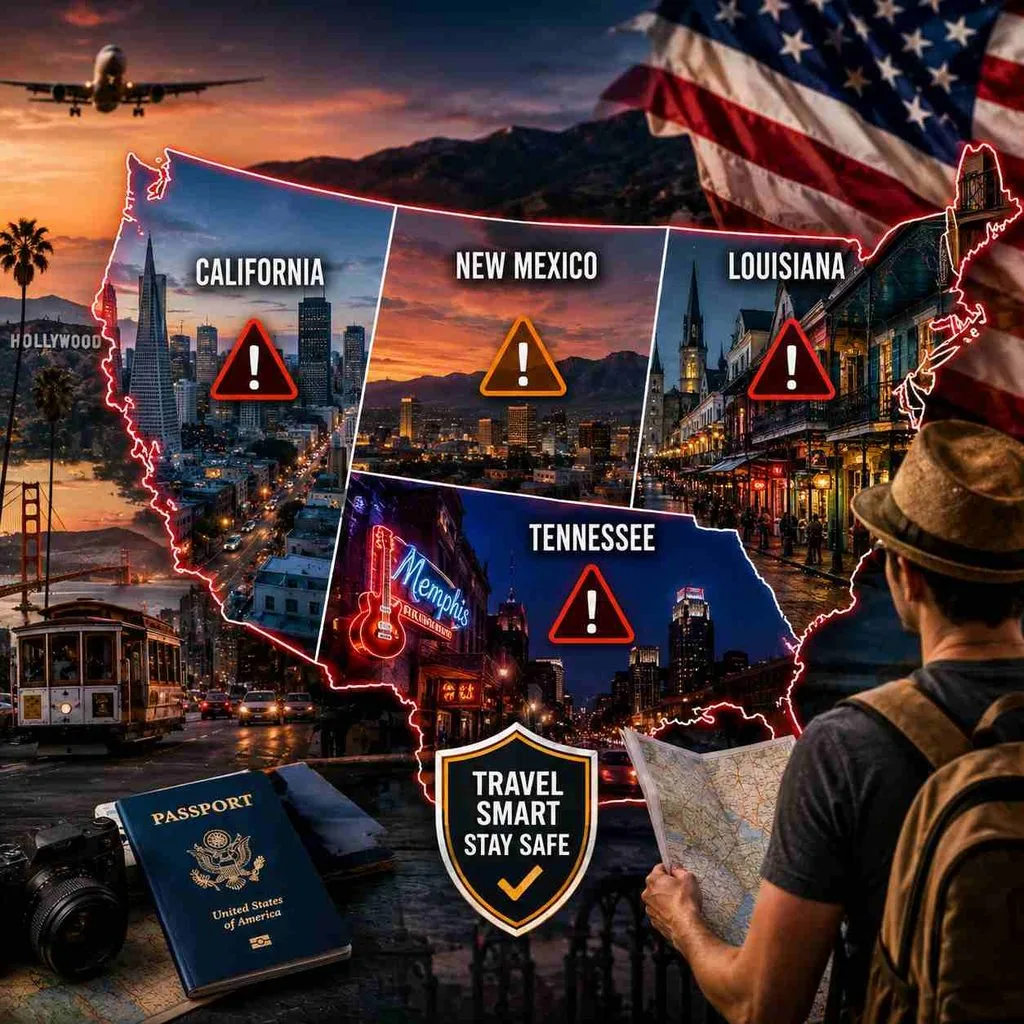Most Dangerous States in USA for Tourists
