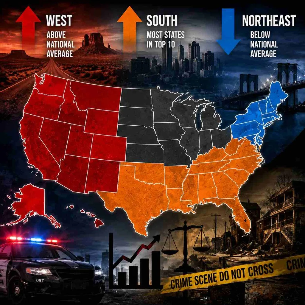 Regional Patterns: Why the South and West Rank Higher