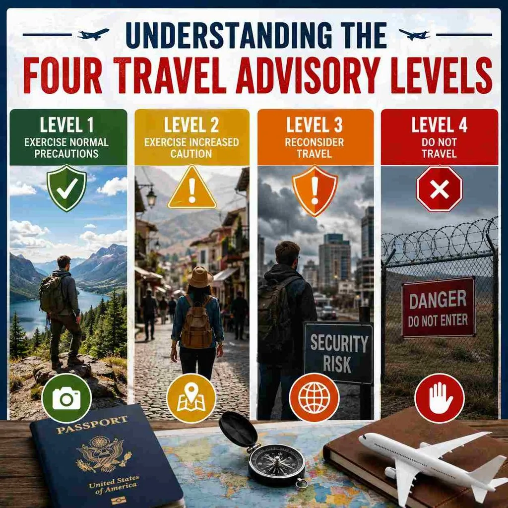 Understanding the Four Travel Advisory Levels