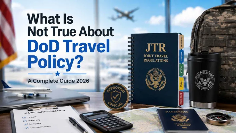 What Is Not True About DoD Travel Policy