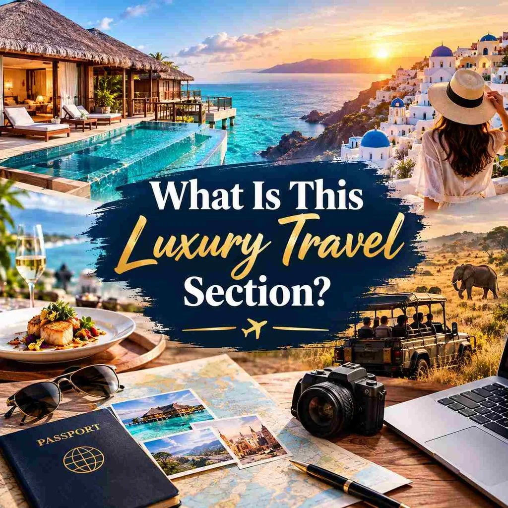 What Is This Luxury Travel Section?