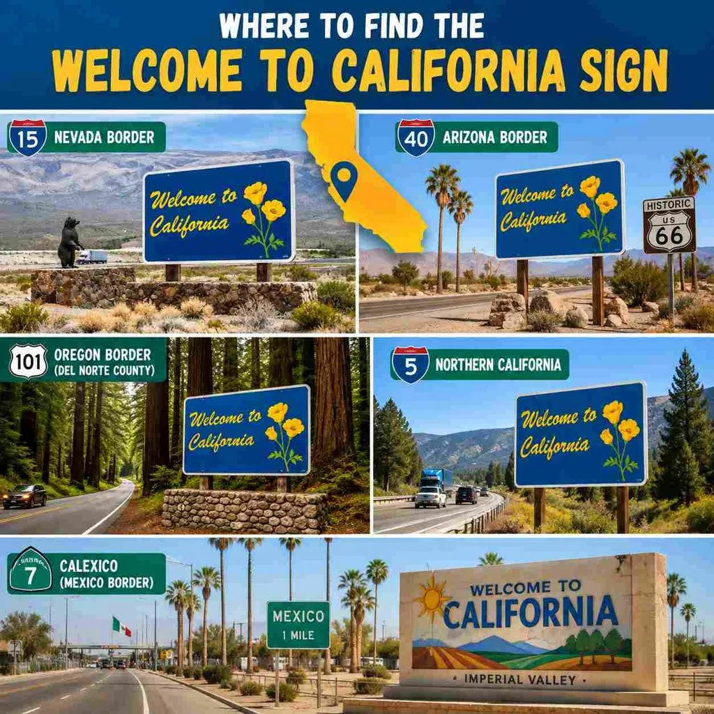 Welcome to California Sign: Everything You Need to Know 2 Where to Find the Welcome to California Sign