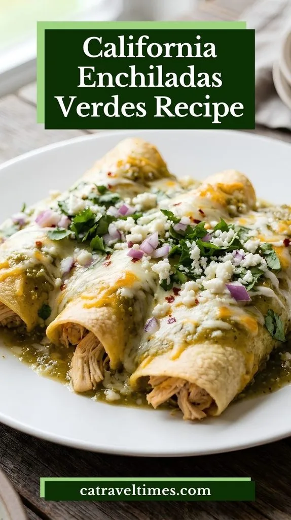 California Enchiladas Verdes Recipe