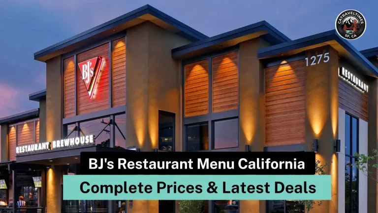BJ's Restaurant Menu California