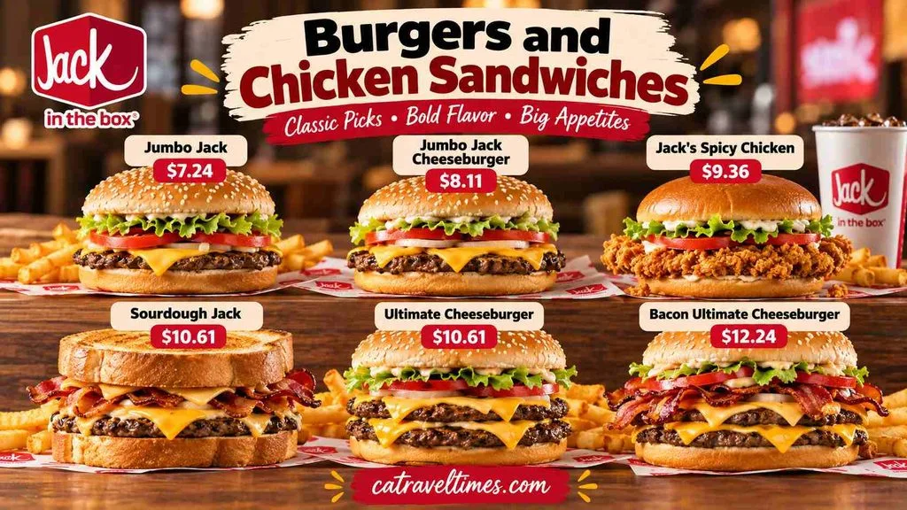 Burgers and Chicken Sandwiches