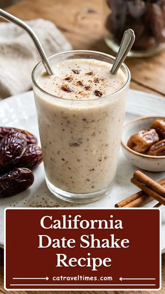California Date Shake Recipe