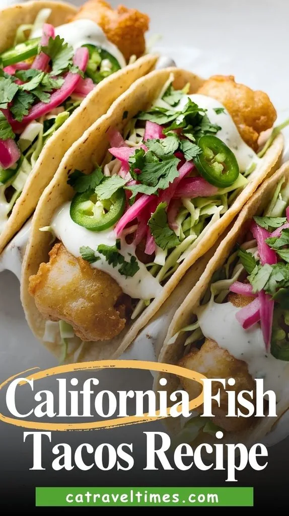 California Fish Tacos Recipe