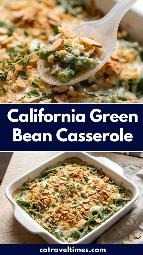 The Best California Green Bean Casserole Recipe, Fresh and Creamy 2 California Green Bean Casserole Recipe