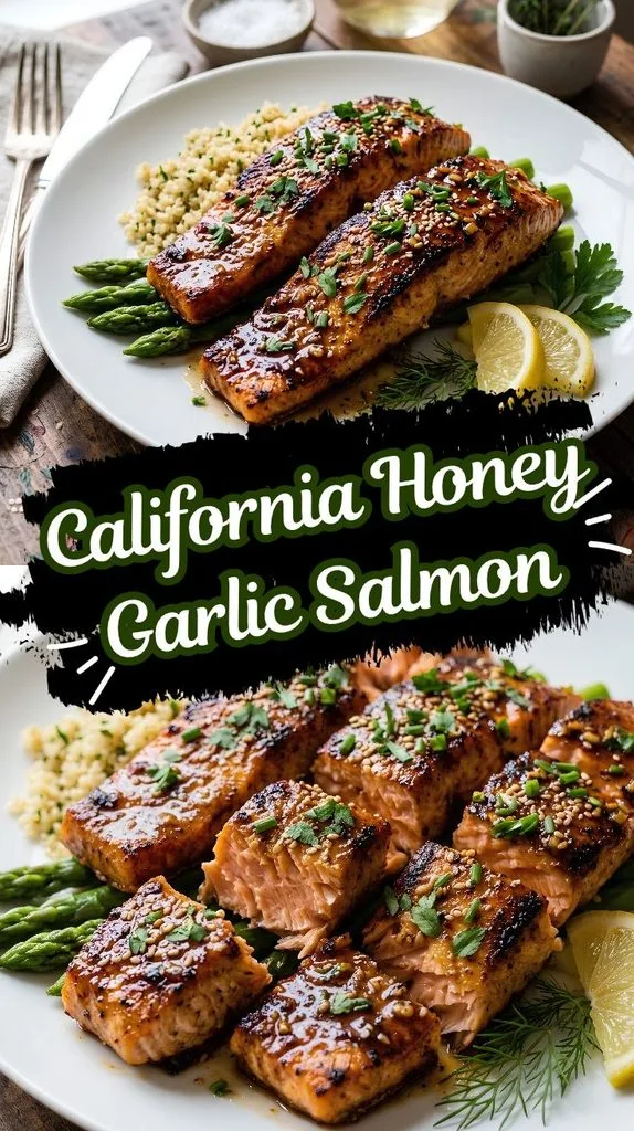 California Honey Garlic Salmon Recipe