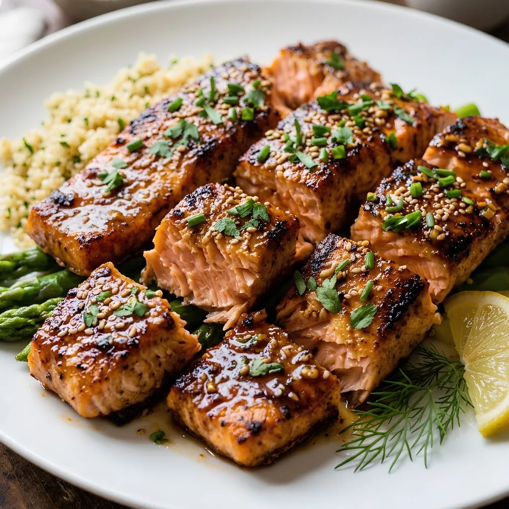 California Honey Garlic Salmon Recipe