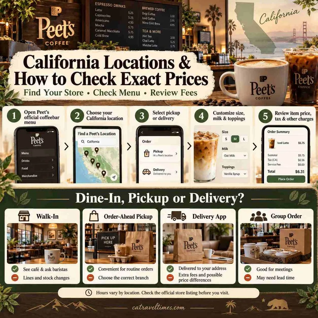 California Locations and How to Check Exact Prices