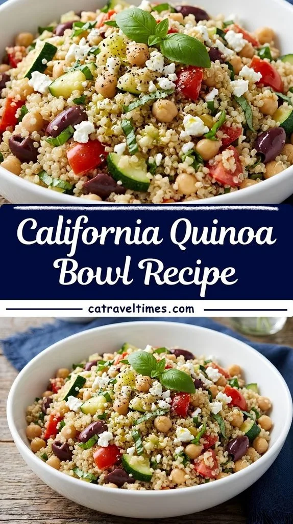 California Quinoa Bowl Recipe: Fresh, Fluffy, Ready in 30 Minutes 2 California Quinoa Bowl Recipe