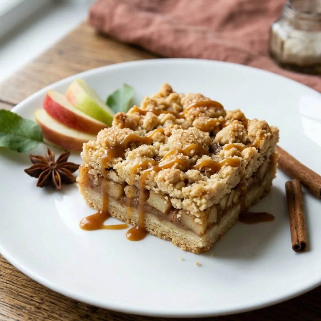 Simple Caramel Apple Bars Recipe: Buttery Shortbread Fall Dessert 1 Caramel Apple Bars Recipe
