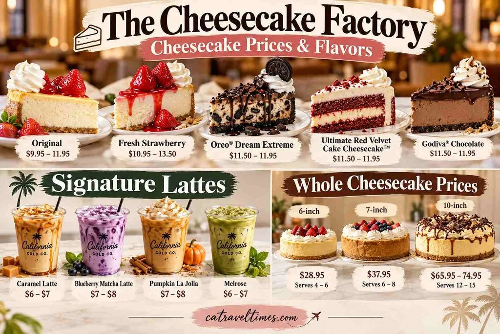 Cheesecake Prices and Flavors