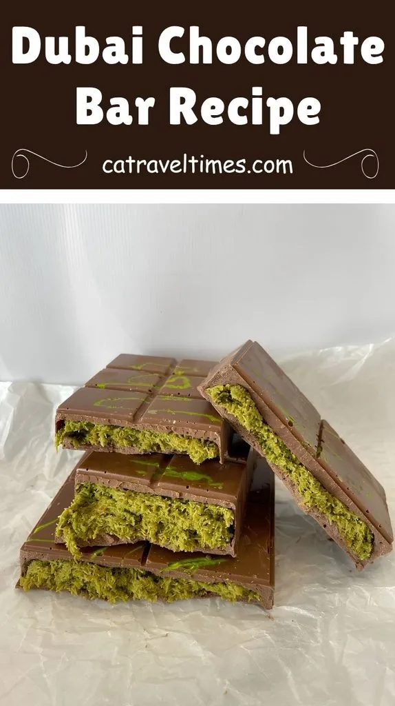 Easy Dubai Chocolate Bar Recipe: Crunchy Pistachio Bars, Homemade 2 Dubai Chocolate Bar Recipe