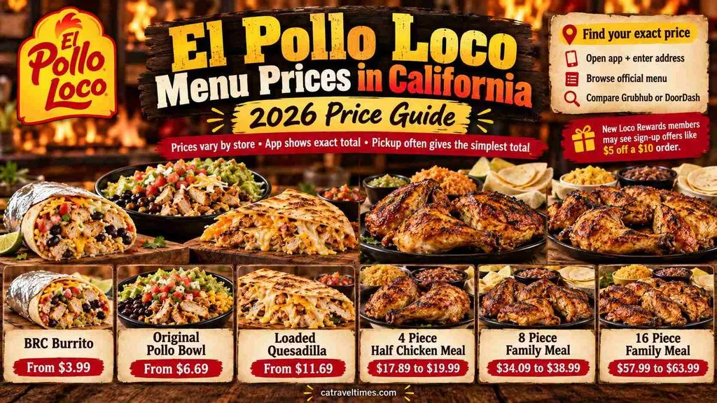 El Pollo Loco Menu Prices in California