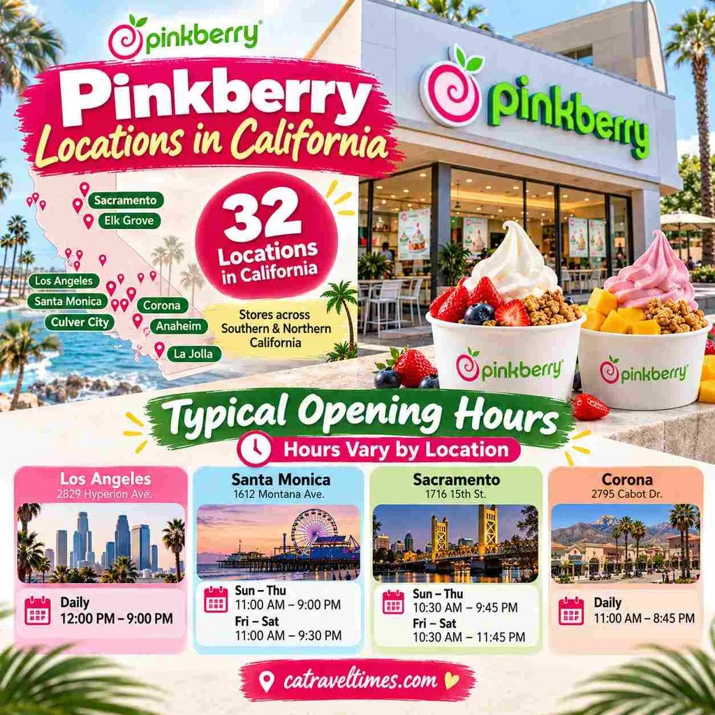 How Many Pinkberry Locations Are in California?