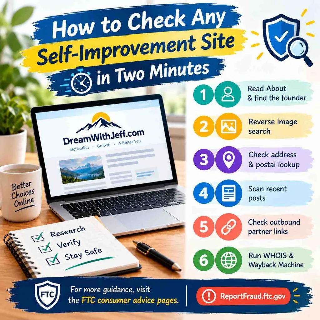 How to Check Any Self-Improvement Site in Two Minutes