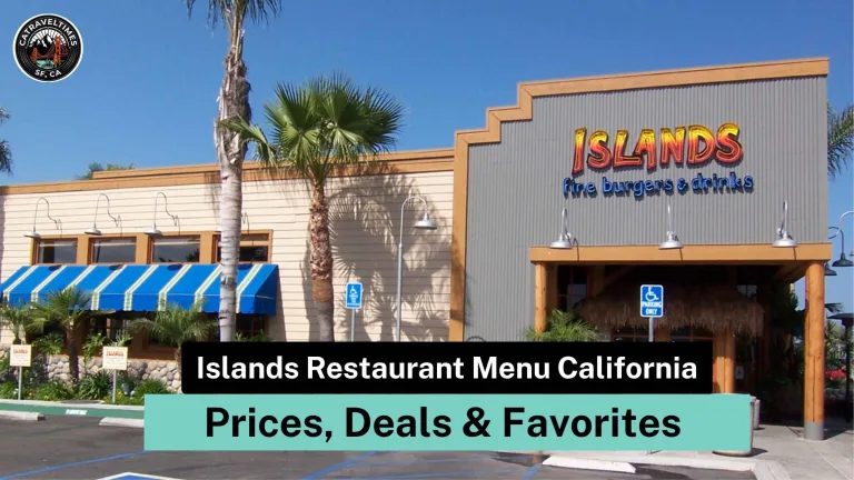 Islands Restaurant Menu California