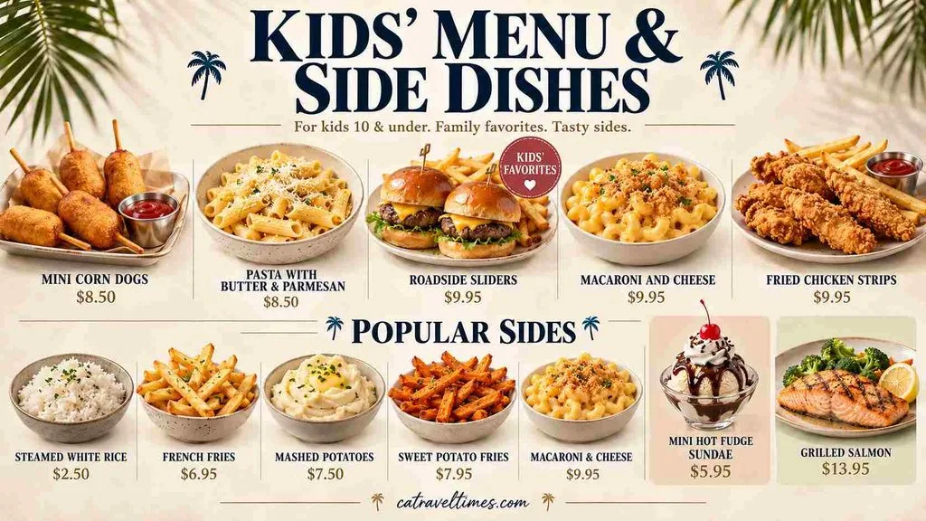 Kids' Menu and Side Dishes