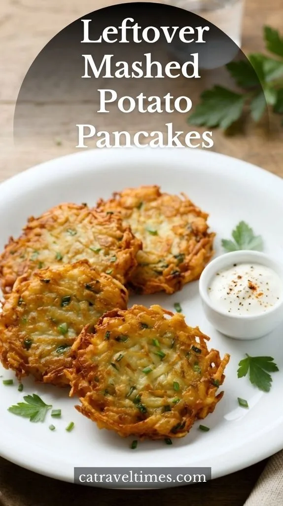 Leftover Mashed Potato Pancakes Recipe