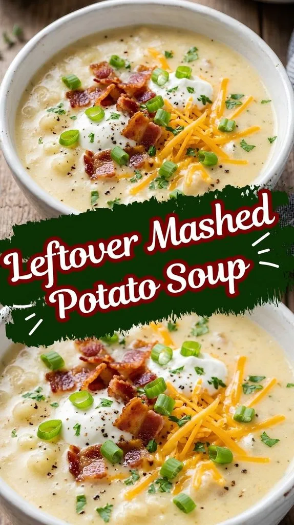 Leftover Mashed Potato Soup Recipe