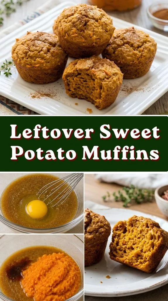 Leftover Sweet Potato Muffins Recipe