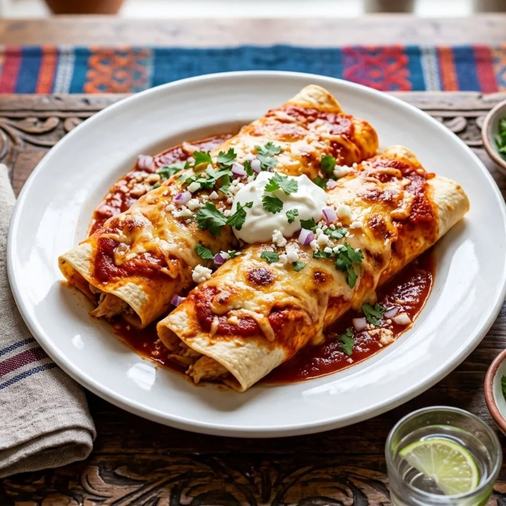 Leftover Turkey Enchiladas Recipe: Cheesy, Easy and Totally Good! 6 Leftover Turkey Enchiladas Recipe