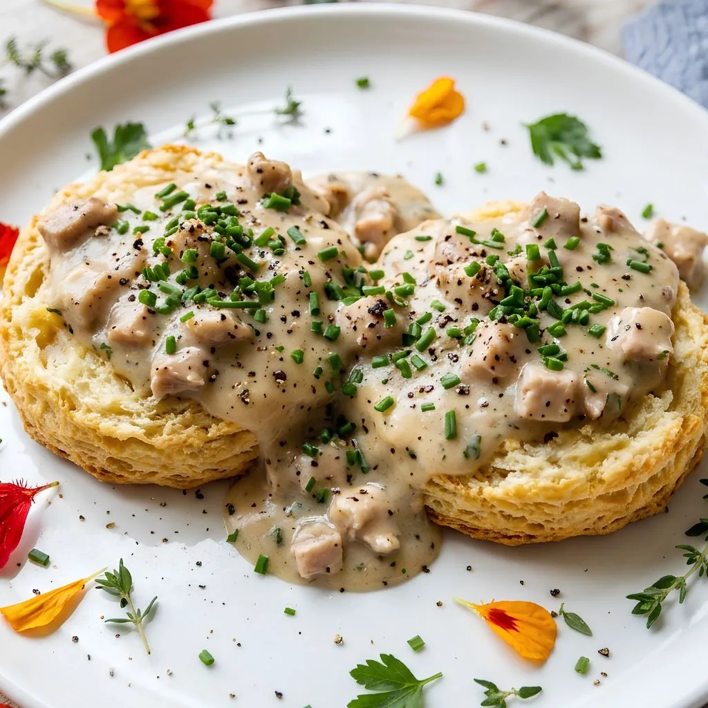 Leftover Turkey Gravy Biscuits Recipe