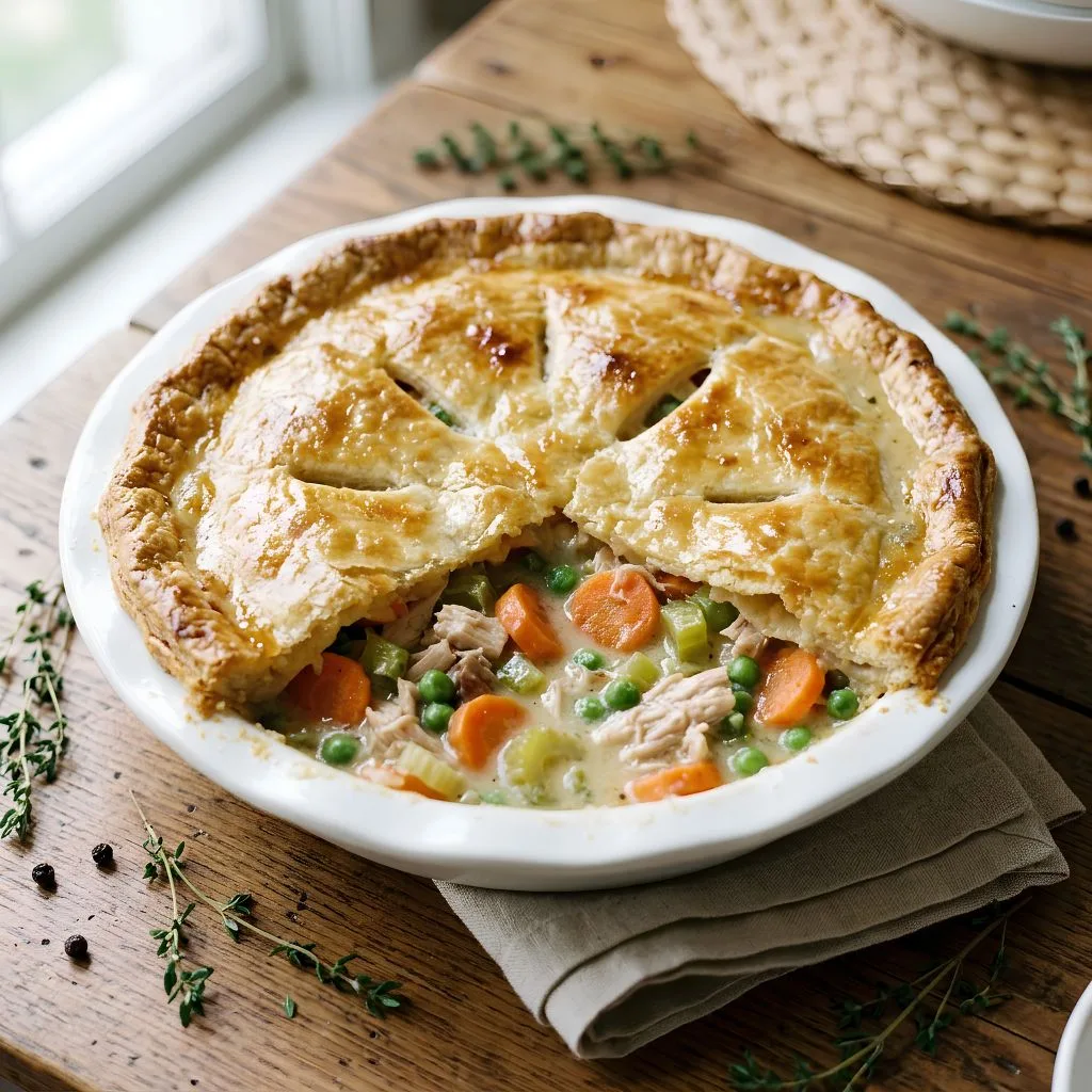 Leftover Turkey Pot Pie Recipe