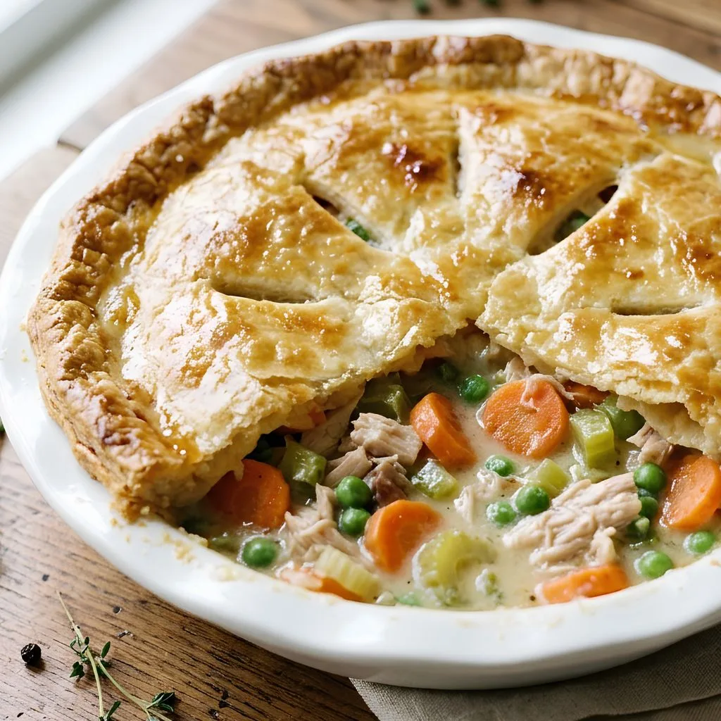 Leftover Turkey Pot Pie Recipe