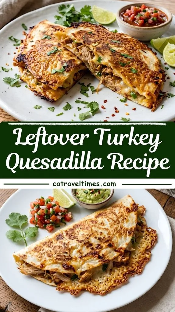 Leftover Turkey Quesadilla Recipe