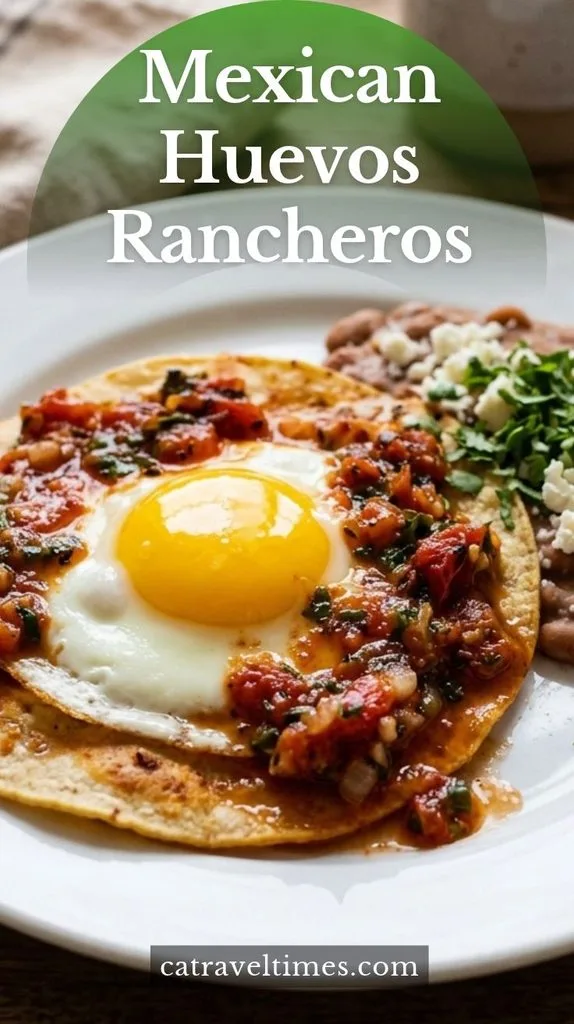 Mexican Huevos Rancheros Recipe: Crispy Tortillas & Roasted Salsa 2 Mexican Huevos Rancheros Recipe