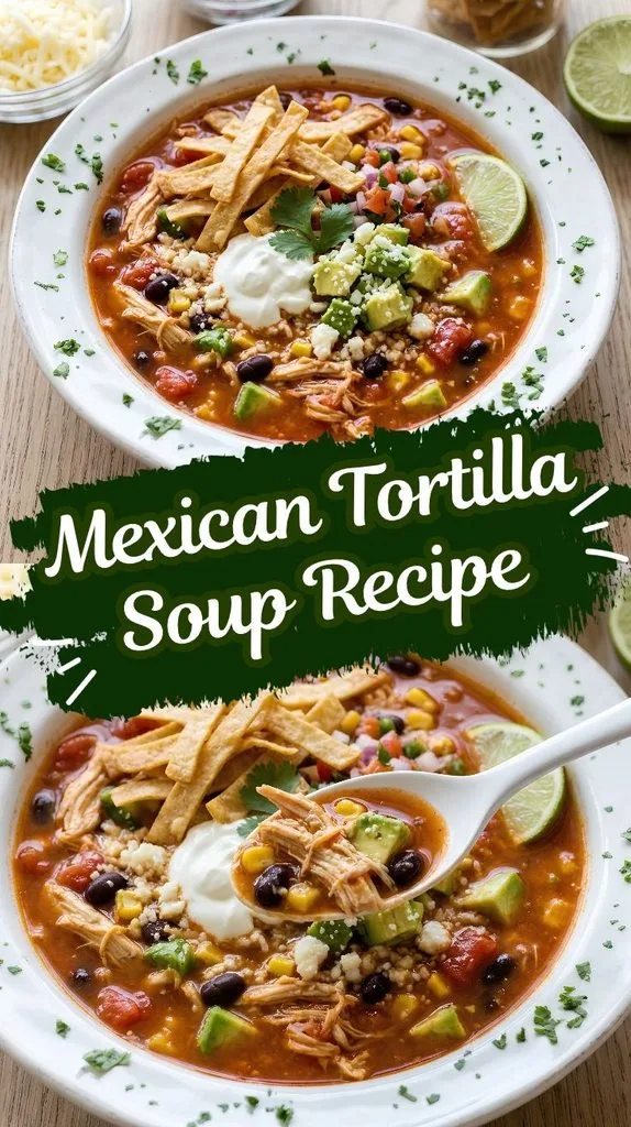 Mexican Tortilla Soup Recipe