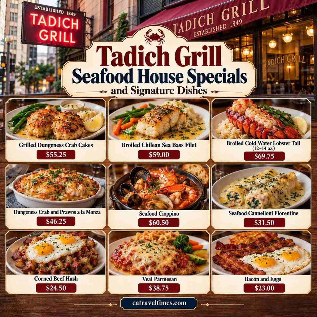 Seafood House Specials and Signature Dishes
