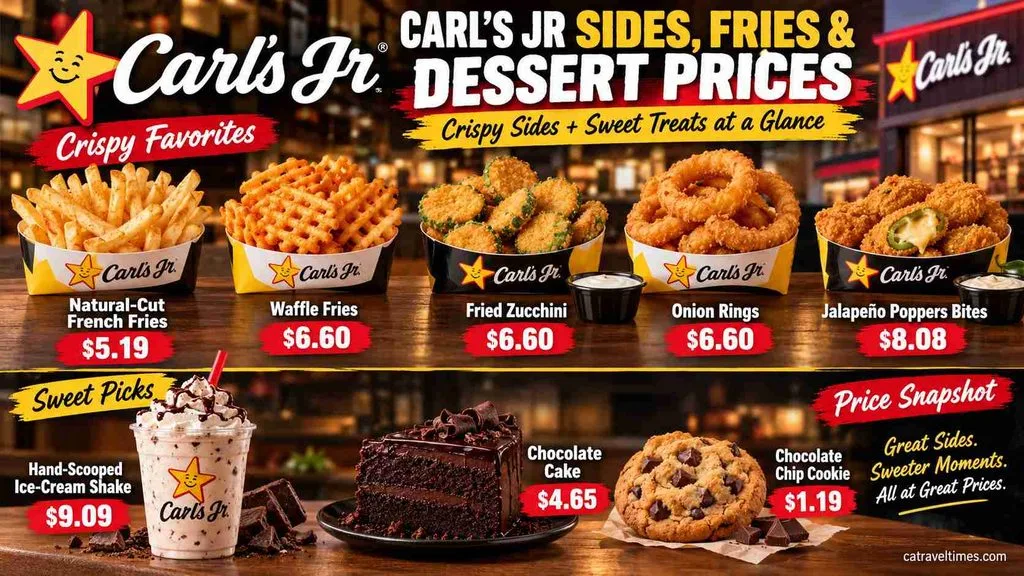 Sides, Fries and Desserts