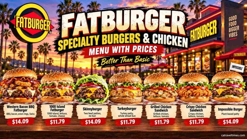 Specialty Burgers and Chicken Sandwich Prices