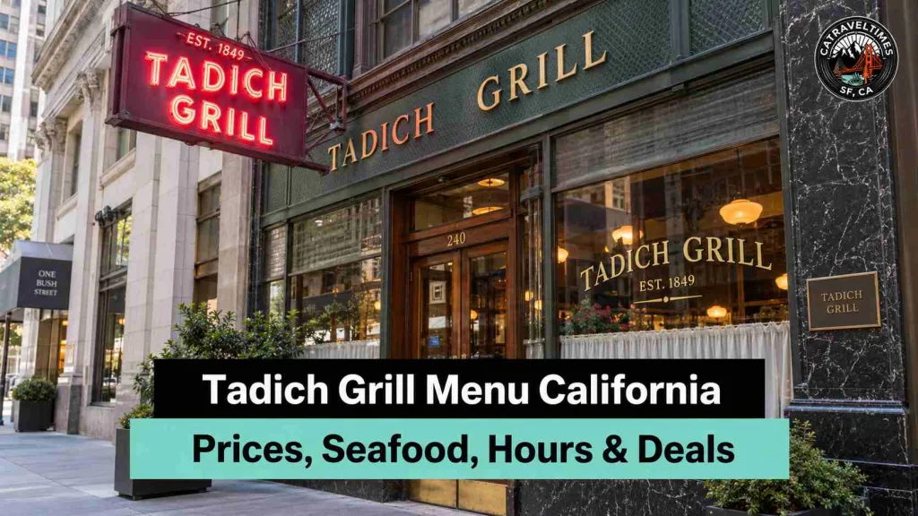 Tadich Grill Menu California