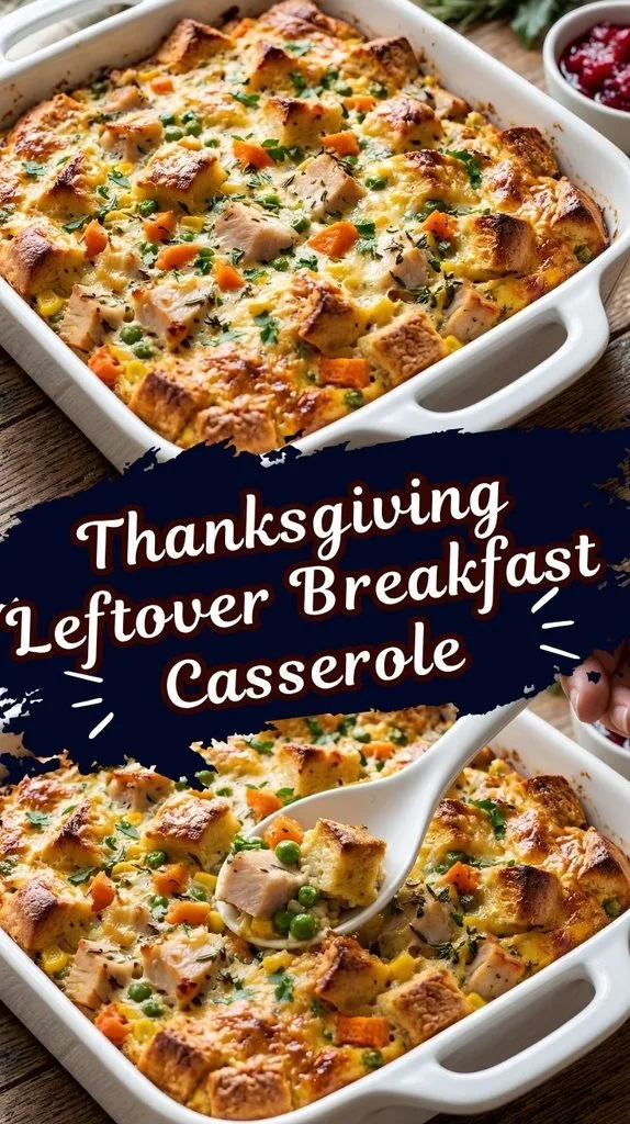 Thanksgiving Leftover Breakfast Casserole Recipe