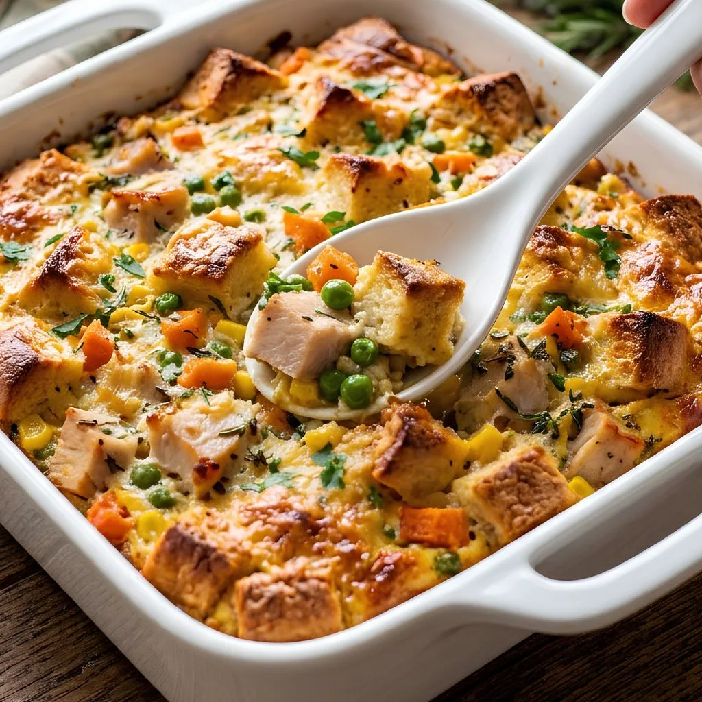 Thanksgiving Leftover Breakfast Casserole Recipe