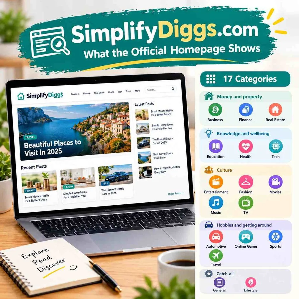 What the Official Homepage Shows