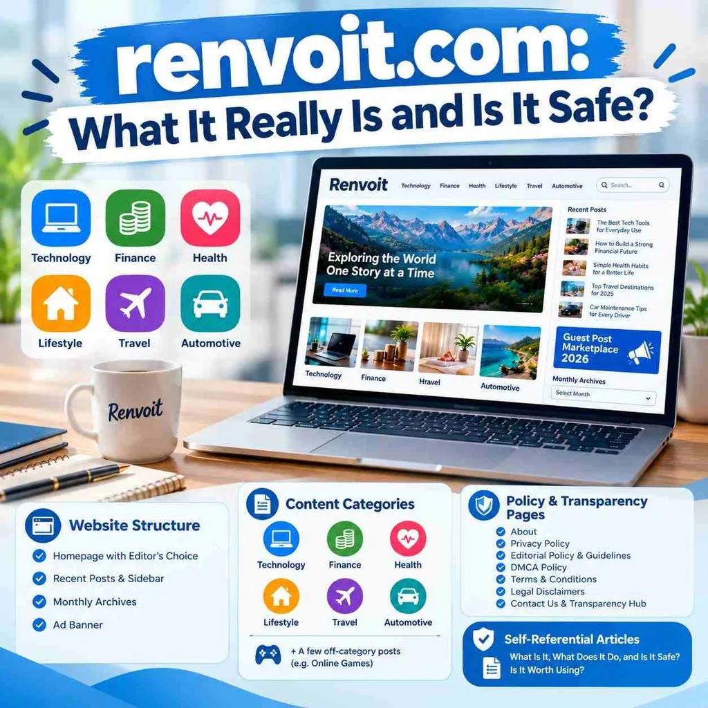 renvoit com Explained: What the Official Website Actually Offers in 2026 2 What the Official Website Contains
