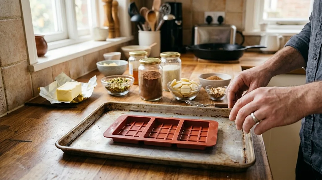 Easy Dubai Chocolate Bar Recipe: Crunchy Pistachio Bars, Homemade 6 image 12