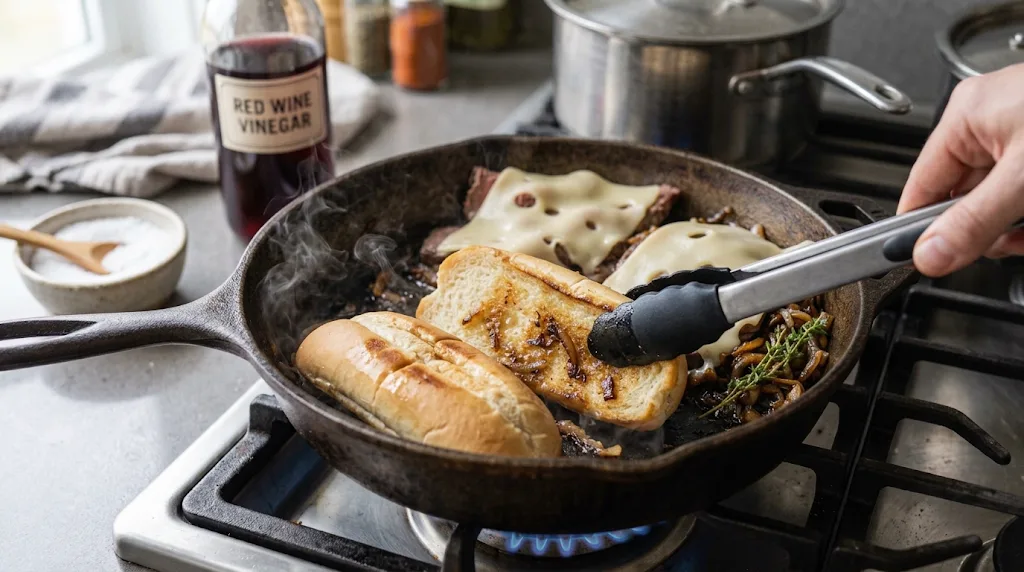 Easy California French Dip Recipe with Caramelized Onions & Swiss 9 image 124